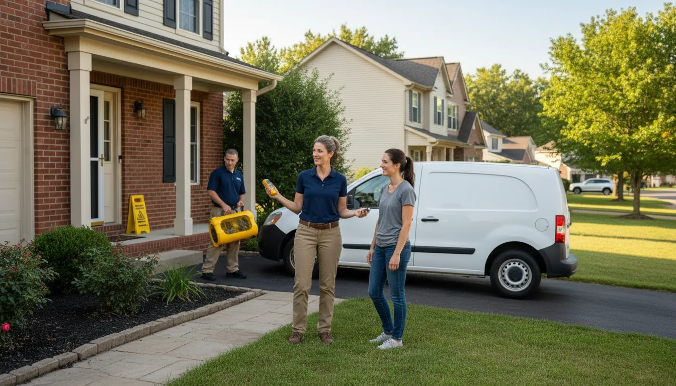 Water restoration image for Flood Water Cleanup, Removal And Restoration Services in Morristown, TN